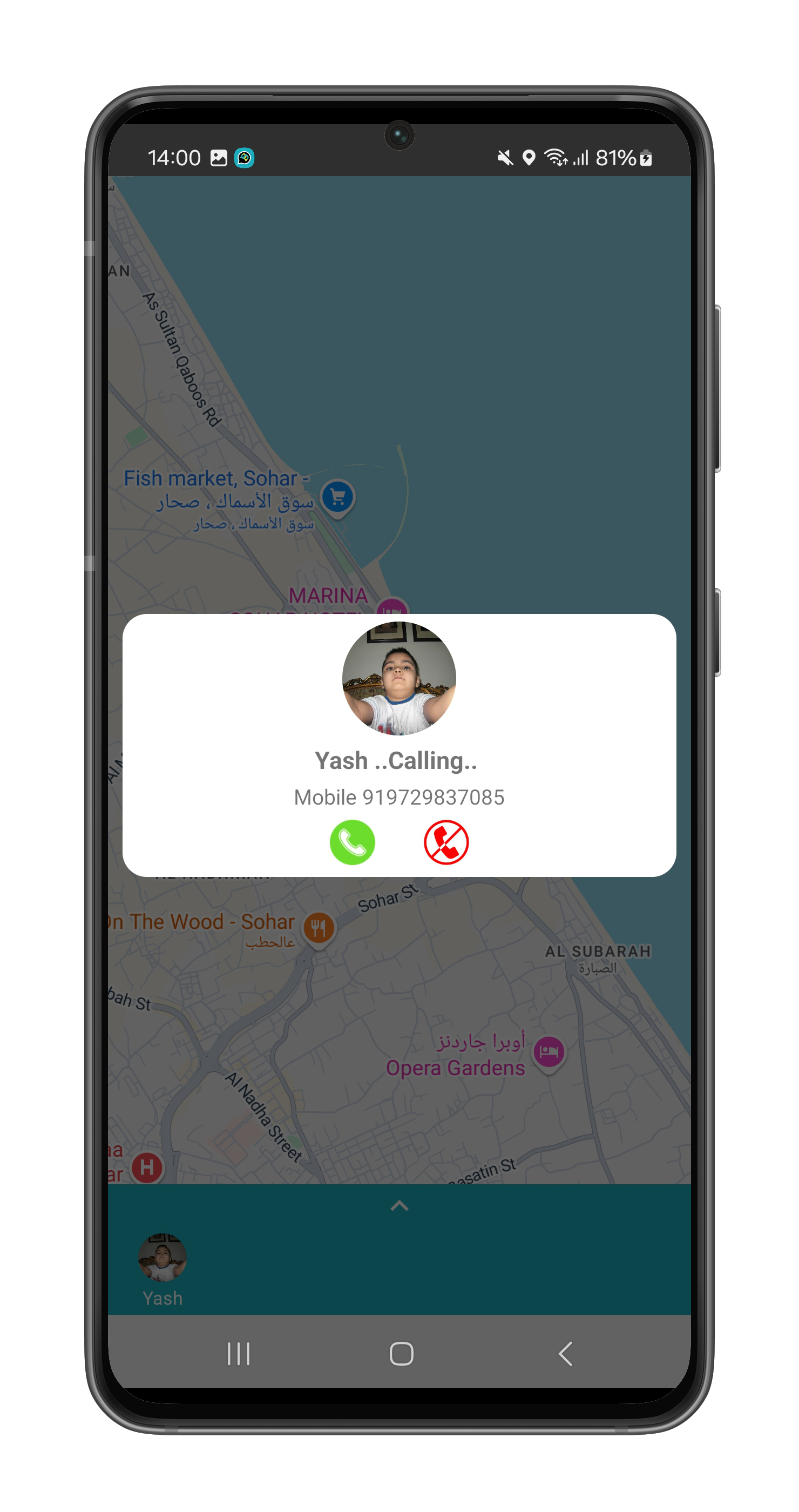 Video Call on Map - 2