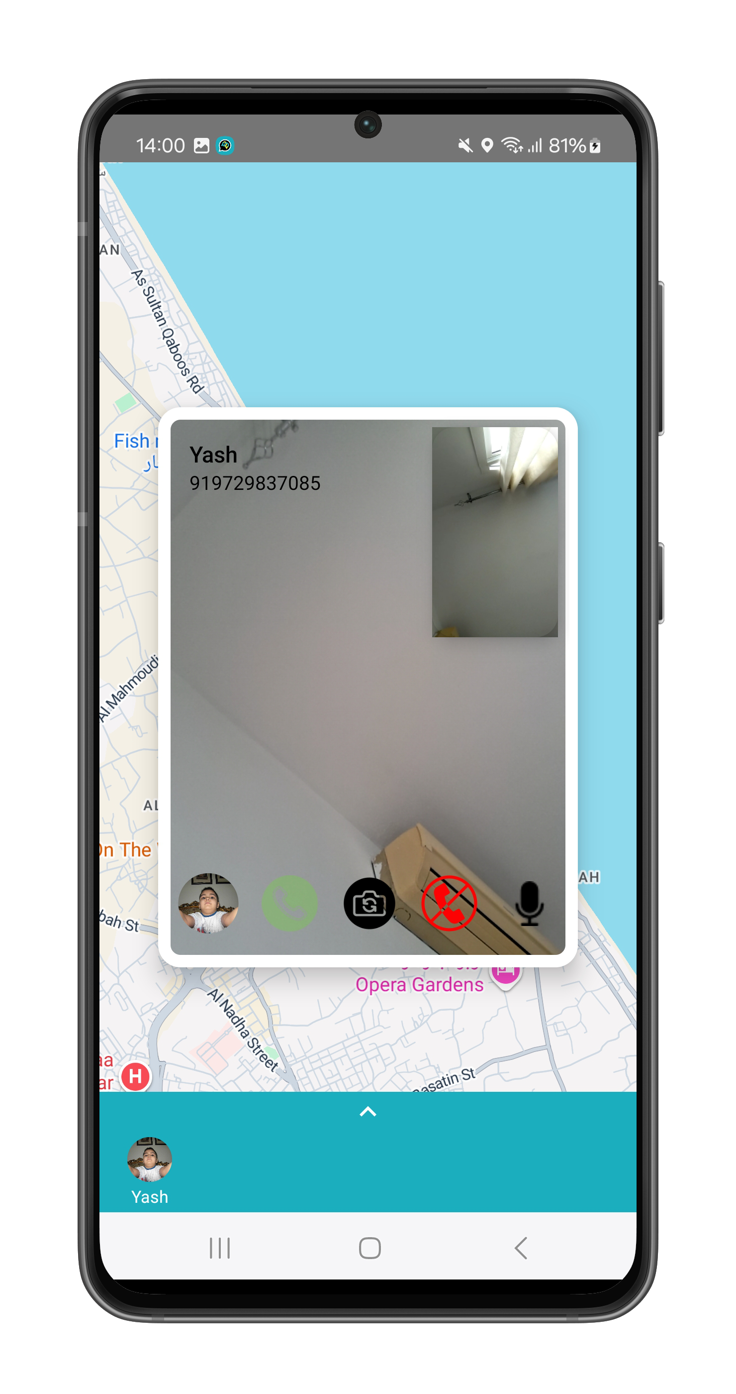 Video Call on Map - 3